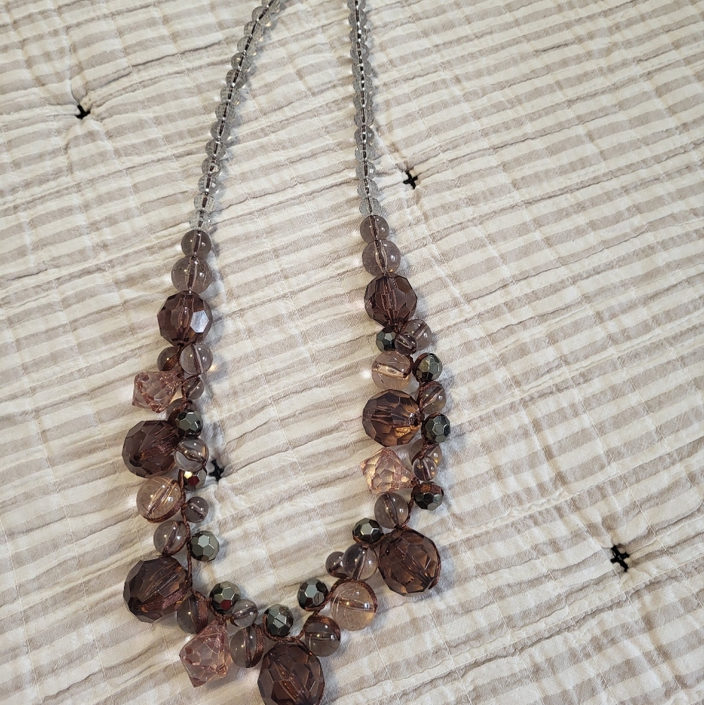 Long bauble necklace